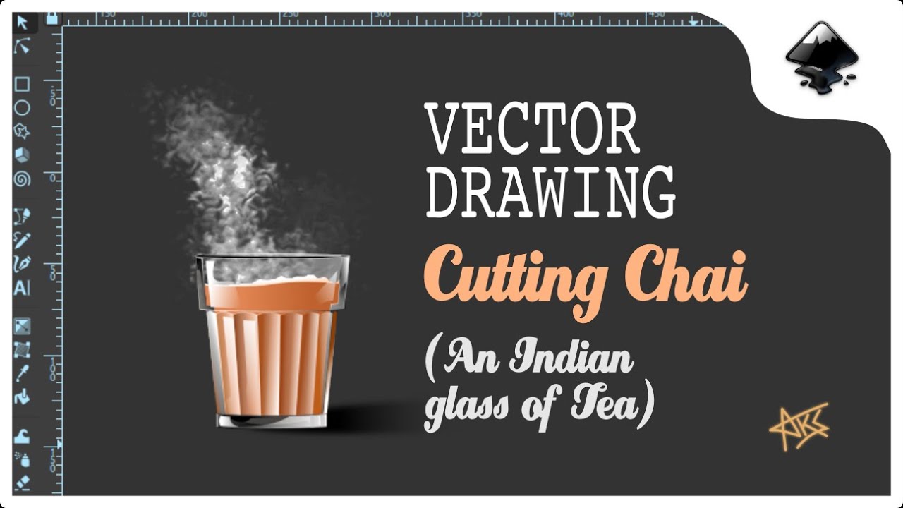 Creating A Glass Of Tea Chai Drink Digital Speed Art Vector Illustration In Linux Inkscape Youtube Creating A Glass Of Tea Chai Drink Digital Speed Art Vector Illustration In Linux Inkscape Youtube