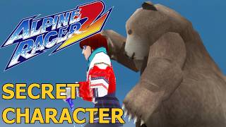 Kuma from Tekken in Alpine Racer 2