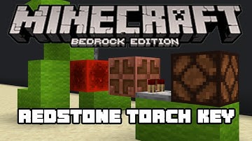Minecraft Bedrock REDSTONE TORCH KEY • 1.21 Tutorial