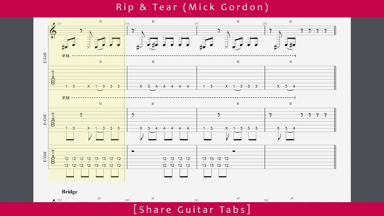 share-guitar-tabs-rip-tear-mick-gordon-hd-1080p-youtube