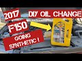 🇨🇦 DIY oil change on a 2017 F150. Going Synthetic!!