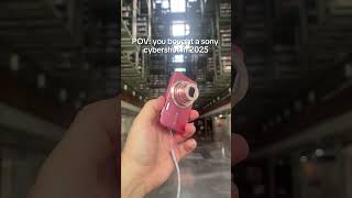 The Sony glow over every iPhone cam ✨📸 #digicam #digitalcamera #retro #sonycybershot #vintage