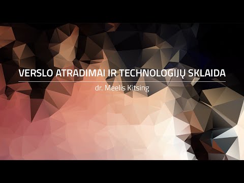 M. Kitsing. Verslo atradimai ir technologijų sklaida