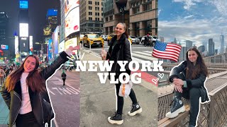 NEW YORK VLOG - zrušili nám let kvůli bouři a zůstali jsme v Kodani | Lucy