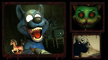 (29-0) Random Horror Games… Try Not to Scream w/ UNSEEN | The Holiday Story | Rainbow Gate