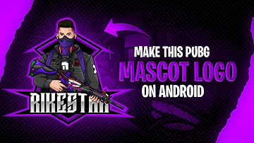 How To Create Awesome Pubg Mascot Logo On Android | Pubg Mascot Logo Tutorial | Rike Tutorial