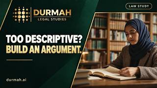 Too Descriptive Critical Analysis in a Law Essay