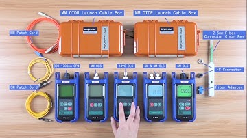 How to use Optical Power Meter & Optical Light Source Singlemode Orientek TPM 35 & TLS 35