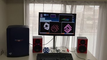 Silicon Graphics ( SGI ) Octane 2 demo, playing internet radio