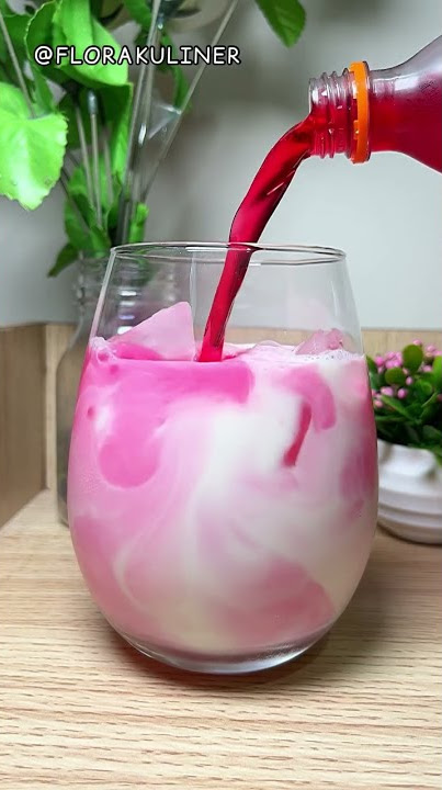 Minuman fanta susu / soda gembira kalian sebutnya ini? #minumanviral #minumankekinian2022 #drinks