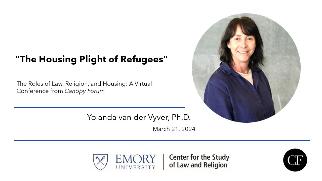 Yolanda van der Vyver | The Housing Plight of Refugees - YouTube