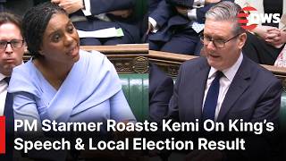 FULL HEATED CLASH: UK PM Starmer Roasts Kemi Badenoch On King’s Speech & Local Election Result |AC1E