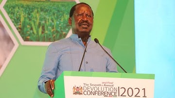 RAILA ODINGA IN M,AKUENI FOR DEVOLUTION CONFERENCE 2021!!