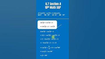 If sin2beta-cos2beta=2 then beta is || If 2sin2β – cos2β = 2 then β | if 2sin2theta-cos2theta=2