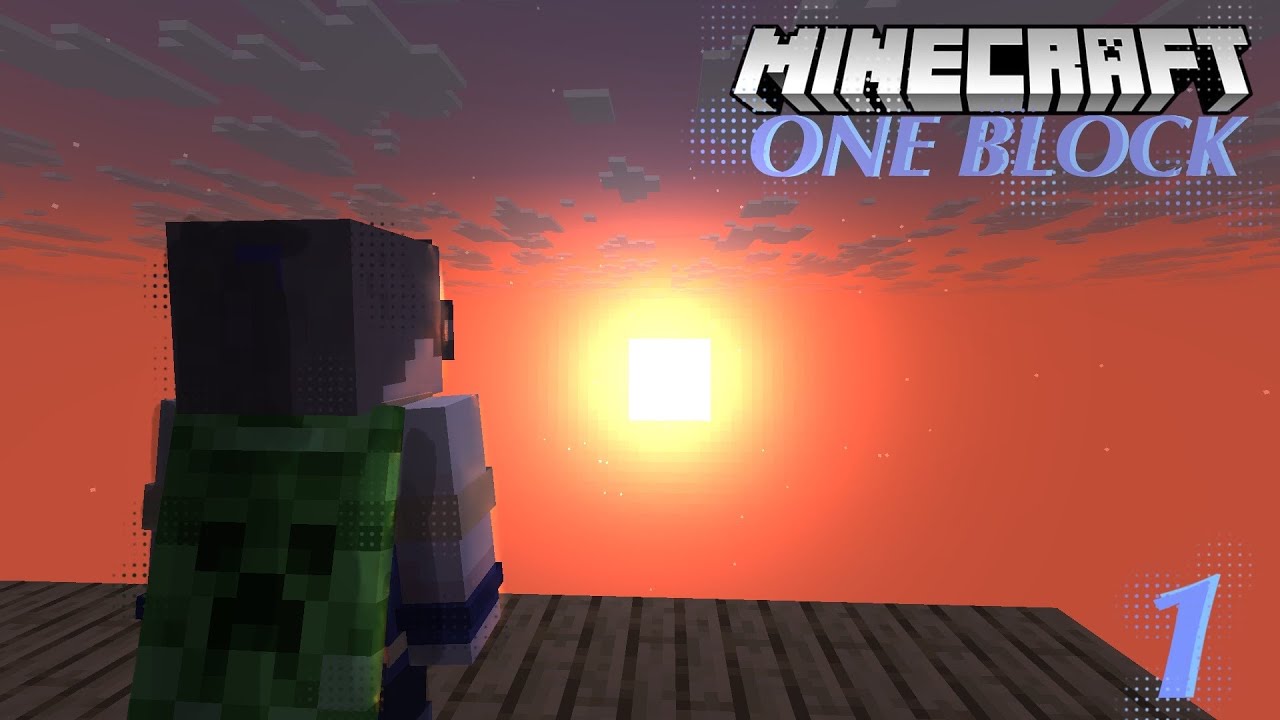 Я сам // Minecraft Sky Block One Block, эпизод 1