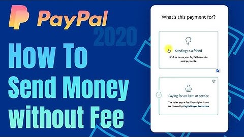 How to send money through family and friends on paypal