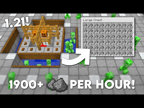 Minecraft Easy CREEPER Farm 1.20 Tutorial - 1900 plus Gunpowder Per Hour