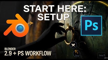 Course Layout & Photoshop Setup | Blender 2.9 & Adobe Photoshop – Hobbit Door Modeling
