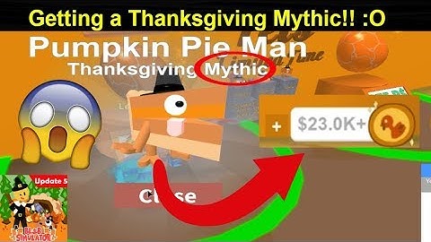 GETTING A MYTHICAL THANKSGIVING PET IN BLOB SIMULATOR!! (OP!) || Roblox