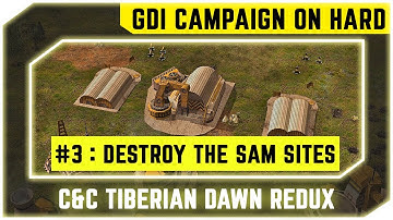 Command & Conquer Tiberian Dawn Redux - GDI Mission 3 - Destroy The SAM Sites [1080p]