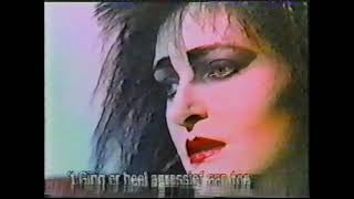 Siouxsie Sioux - Belgium TV Interview (Jan 1986)