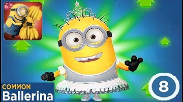 Ballerina Minion RusH Maxed Rank 40 Level Up Costume gameplay walkthrough ios & android