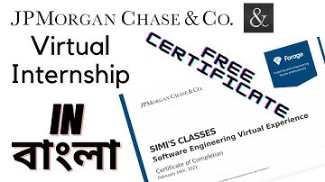 Jp Morgan Chase & Co. Virtual Internship | How to Enroll | Explained in Bengali