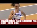 3000m femme  finale  championnats de france elite indoor  2016