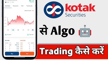 Kotak Neo Me Algo Algorithm Trading Kaise Kare, Kotak Neo Algo Algorithm Trading For Beginners