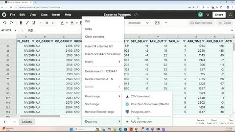 How to import spreadsheet data, parquet, and CSV to postgres in seconds