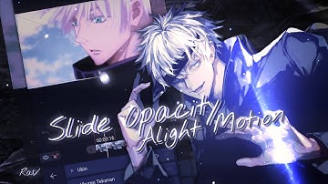 Easy Slide opacity transition tutorial - alight motion