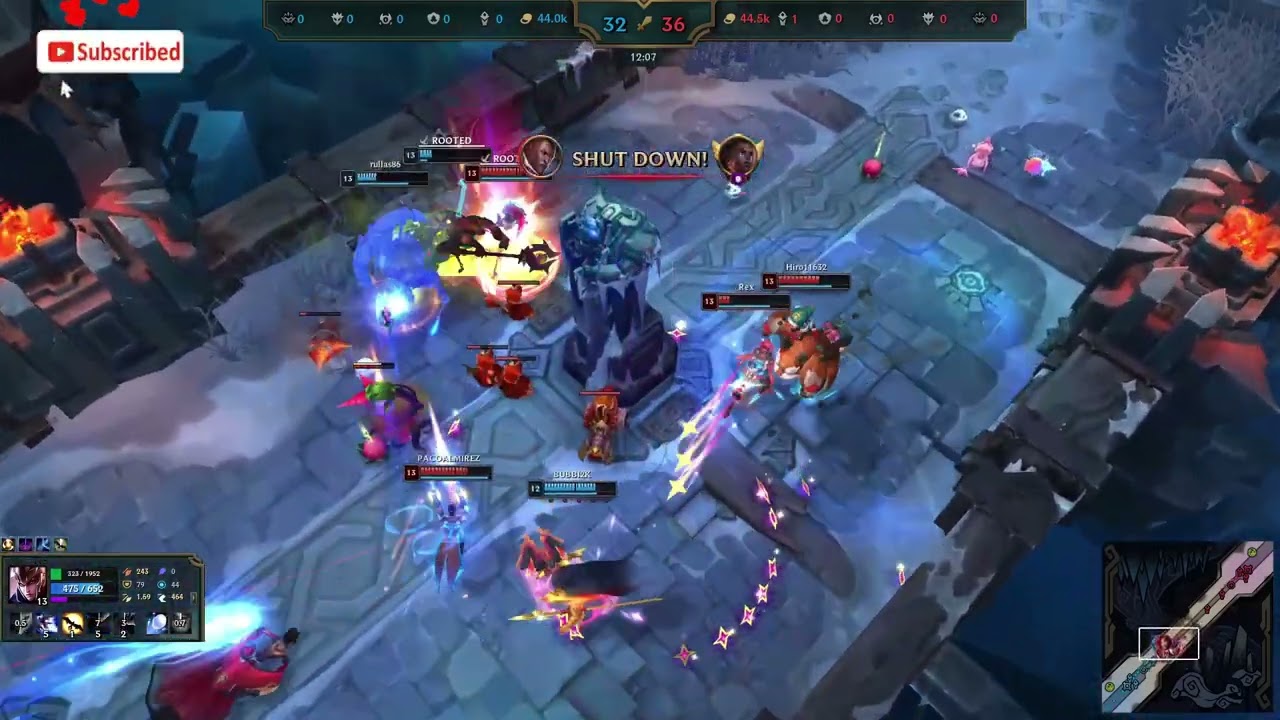 Quinn Triple Kill vs Pantheon, Nasus & Nautilus | League of Legends ARAM Highlight