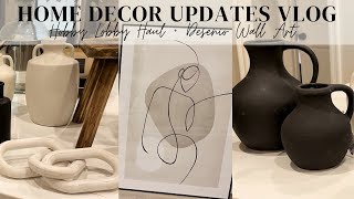 Home Decor Updates Vlog Hobby Lobby Haul Desenio Wall Art Discount Modern & Neutral 2022