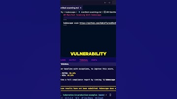 Secure Kubernetes clusters by thinking about cluster scanning and pod scanning. #kubernetes