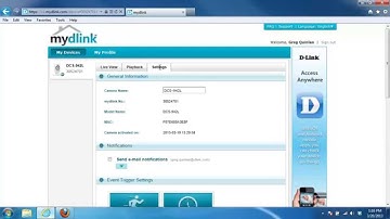 How to record to the SD card on a Mydlink camera
