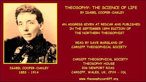 Theosophy:- The Science of Life by Isabel Cooper-O...