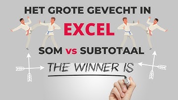 Excel || SOM vs SUBTOTAAL - Het grote gevecht