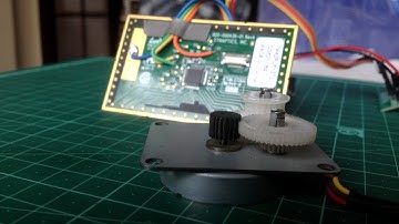 Touchpad controlled stepper motor | PS/2 touchpad | Arduino