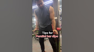 ✅how to do parallel bar dips easily and effectively 🤔 || #motivation #tips  #parallelbardips #shorts