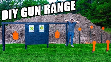 DIY Budget SHOOTING RANGE!