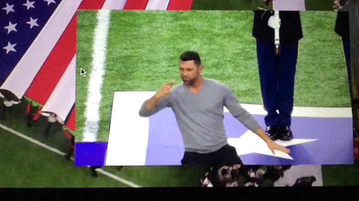 Super Bowl 2017 National Anthem in ASL
