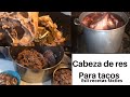 COMO COSER UNA CABEZA DE RES | CABEZA DE RES PARA TACOS 🌮  #cabezadevaca | Esli recetas fáciles