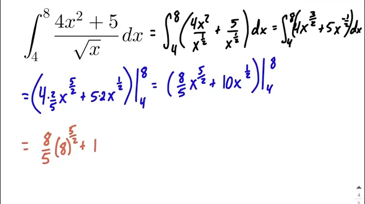 Definite Integral of a fraction with a square root sqrt