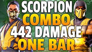 MK1 DOUBLE SCORPION COMBOS - Mortal Kombat 1 Scorpion Combos