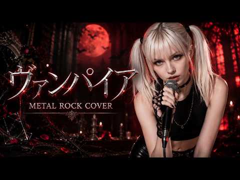 ヴァンパイア - Janne Da Arc【MIA】海外メタルガールが歌ってみた(J-POP AI Metal Rock Cover)