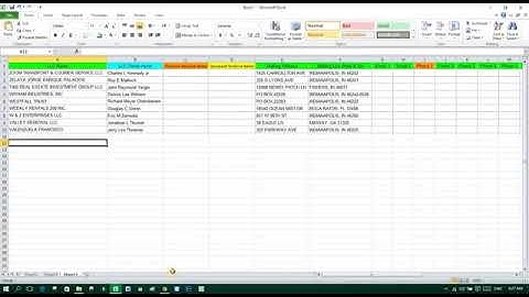 How to find LLC list for skip tracing....