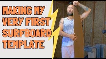 Making a surfboard template DIY - STEP by STEP