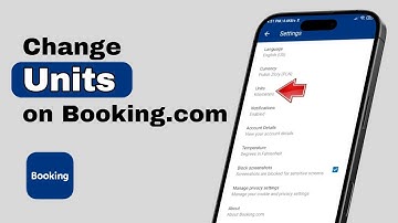 How to Change Units on Booking.com