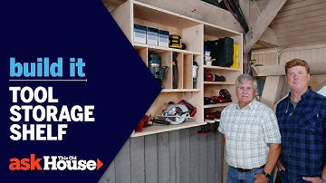 Tool Storage Shelf | Build It | Ask This Old House