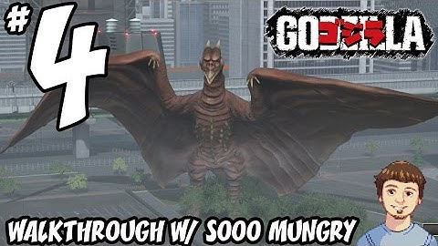 Godzilla PS4 Gameplay Walkthrough - PART 4 - Godzilla VS Rodan!!! (God of Destruction Mode)